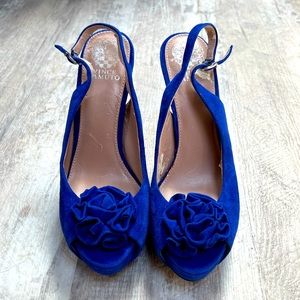 Vince Camuto cobalt blue heels